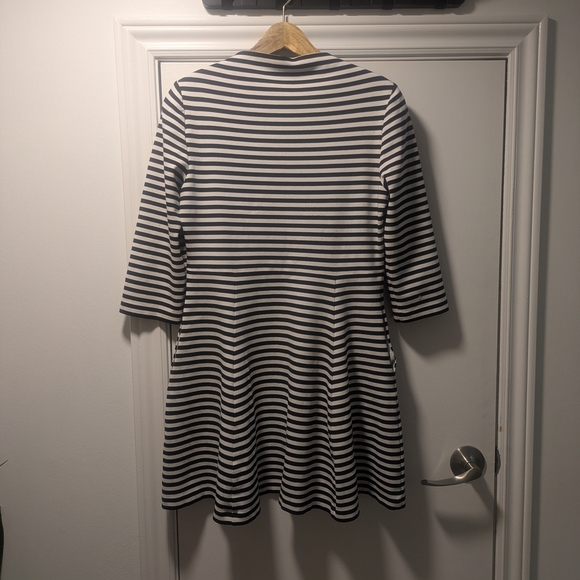 Kate Spade Broome Street Black and White Striped Dress - Picture 4 of 6